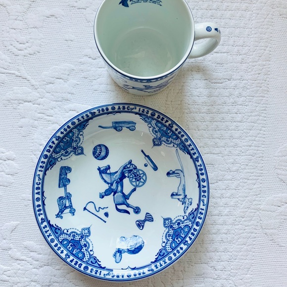 Spode Edwardian Childhood 2 Pc Set Bowl & Mug - Picture 11 of 15